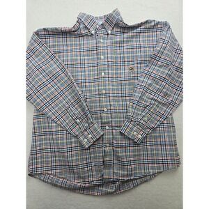 Cinch Mens Plaid Long Sleeve Button Up Shirt Western Rodeo Size Large‎